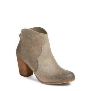 New BP Trott Suede Genuine Leather Gray Booties sz 8